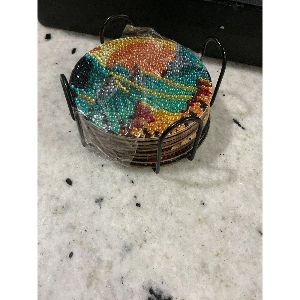 Handmade multicolor abstract
